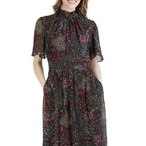 Julia Jordan Floral Midi Dress NWT